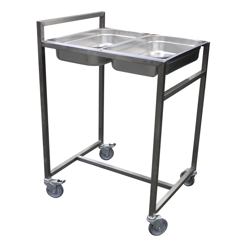 CHARIOT CUVIER INOX , POUR BAC GN CUVIER L2G CHARIOT CUVIER INOX , POUR BAC GN CUVIER L2G
