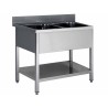 PLONGE INOX 304 DEMONTABLE, 2 BACS 600X500X300 MM DCPL147-2B-ETP L2G