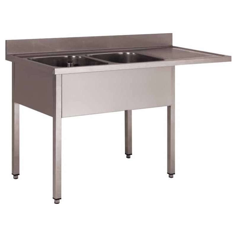 PLONGE INOX 304 DEMONTABLE ENCASTREMENT LV,2 BACS DCPLV187-2BG L2G PLONGE INOX 304 DEMONTABLE ENCASTREMENT LV,2 BACS DCPLV187-2BG L2G