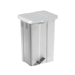 POUBELLE BLANCHE POLYPROPYLENE 50L DIFP50BI L2G