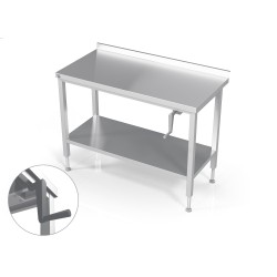 TABLE INOX SOUDEE INOX 304 ADOSSEE CONFOR'TABLE DP0A-QLV-106 L2G