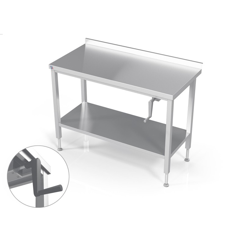 TABLE INOX SOUDEE INOX 304 ADOSSEE CONFOR'TABLE DP0A-QLV-106 L2G TABLE INOX SOUDEE INOX 304 ADOSSEE CONFOR'TABLE DP0A-QLV-106 L2G