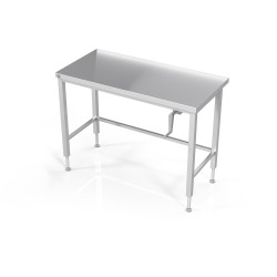 TABLE INOX SOUDEE INOX 304 CENTRALE CONFOR'TABLE DP0-QRV-106 L2G