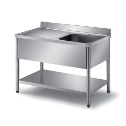 PLONGE DEMONTABLE INOX 304, 1 BAC 500X400X300MM DRPL126-1BD L2G