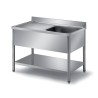 PLONGE DEMONTABLE INOX 304, 1 BAC 500X400X300MM DRPL126-1BD L2G