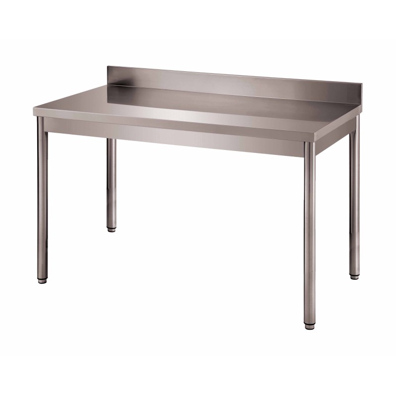TABLE ADOSSEE DEMONTABLE INOX 304, PIEDS RONDS, DRTA106 L2G TABLE ADOSSEE DEMONTABLE INOX 304, PIEDS RONDS, DRTA106 L2G