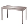 TABLE CENTRALE DEMONTABLE INOX 304, PIEDS RONDS, DRTC106 L2G