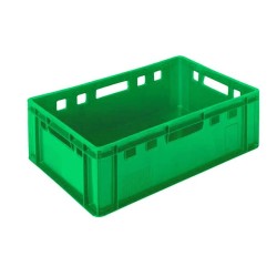 BAC DE MANUTENTION 600X400 MM EN HDPE, EMPILABLE E2-C L2G