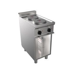 FOURNEAU ELECTRIQUE 2 PLAQUES INOX 304 SUR E7-CUET2BA L2G