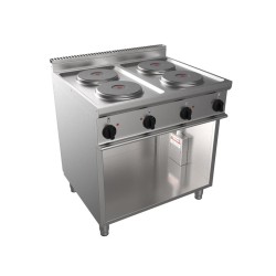 FOURNEAU ELECTRIQUE 4 PLAQUES INOX 304 SUR E7-CUET4BA L2G