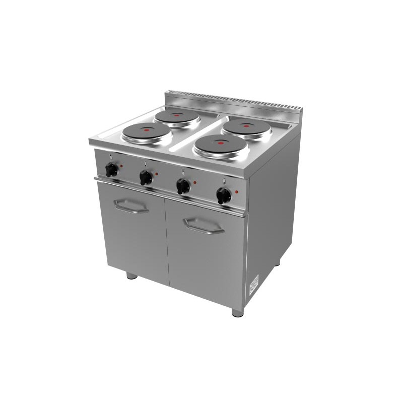 FOURNEAU ELECTRIQUE 4 PLAQUES INOX 304 SUR E7-CUET4BC L2G FOURNEAU ELECTRIQUE 4 PLAQUES INOX 304 SUR E7-CUET4BC L2G