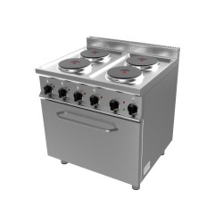 FOURNEAU ELECTRIQUE 4 PLAQUES (4 X 2.6 KW) SUR E7-CUET4LE L2G