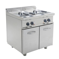 FRITEUSE ELECTRIQUE INOX 304, 2 CUVES 17+17L E7-FRE2V17 L2G