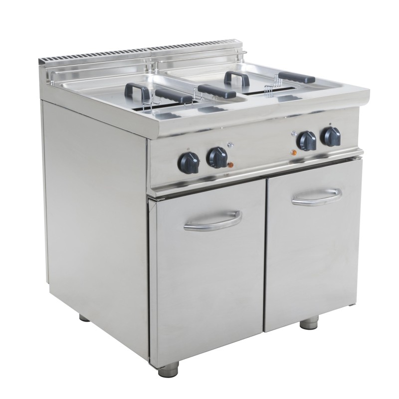 FRITEUSE ELECTRIQUE INOX 304, 2 CUVES 17+17L E7-FRE2V17 L2G FRITEUSE ELECTRIQUE INOX 304, 2 CUVES 17+17L E7-FRE2V17 L2G