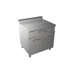 MEUBLE NEUTRE INOX 304, 2P. BATTANTES E7-KNN2CC L2G