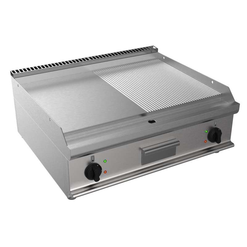 FRY-TOP ELECTRIQUE 1/2 LISSE-1/2 NERVUREE A POSER E7-KTE2BBMK L2G FRY-TOP ELECTRIQUE 1/2 LISSE-1/2 NERVUREE A POSER E7-KTE2BBMK L2G