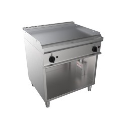 FRY-TOP GAZ LISSE SUR PLACARD OUVERT E7-KTG2BALK L2G