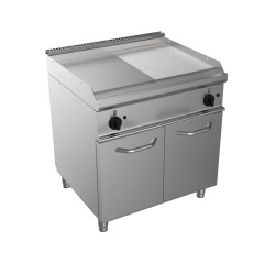 FRY-TOP GAZ 1/2 LISSE 1/2 NERVURE SUR PLACARD E7-KTG2BCMK L2G