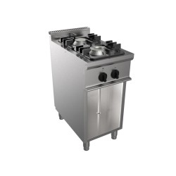 FOURNEAU GAZ 2 BRULEURS SUR MEUBLE PLACARD OUVERT E7-KUPG2BA.1M1G L2G