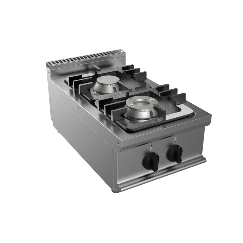 FOURNEAU GAZ 2 BRULEURS INOX 304 A POSER E7-KUPG2BB.1M1G L2G FOURNEAU GAZ 2 BRULEURS INOX 304 A POSER E7-KUPG2BB.1M1G L2G
