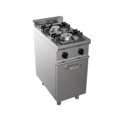 FOURNEAU GAZ 2 BRULEURS SUR MEUBLE PLACARD FERME E7-KUPG2BC.1M1G L2G