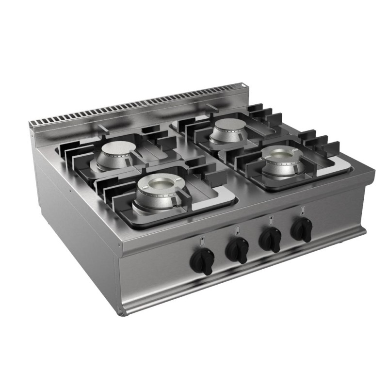 FOURNEAU GAZ 4 BRULEURS INOX 304 A POSER E7-KUPG4BB.2M2G L2G FOURNEAU GAZ 4 BRULEURS INOX 304 A POSER E7-KUPG4BB.2M2G L2G