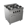FOURNEAU GAZ 4 BRULEURS SUR MEUBLE PLACARD FERME E7-KUPG4BC.2M2G L2G