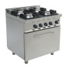 FOURNEAU TOUT GAZ 4 BRULEURS: 2X4.5+2X7.5KW E7-KUPG4LO-2M2G L2G