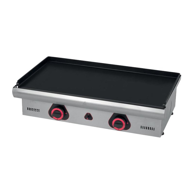 PLANCHA À SNACKER GAZ PLAQUE EN ACIER ALIMENTAIRE ECO-75PV L2G PLANCHA À SNACKER GAZ PLAQUE EN ACIER ALIMENTAIRE ECO-75PV L2G