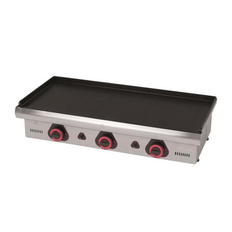 PLANCHA À SNACKER GAZ PLAQUE EN ACIER ALIMENTAIRE ECO-90PV L2G PLANCHA À SNACKER GAZ PLAQUE EN ACIER ALIMENTAIRE ECO-90PV L2G