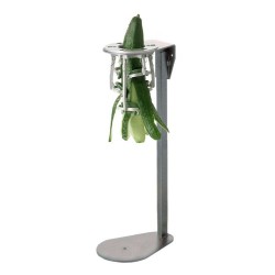 EPLUCHEUR A CONCOMBRES SUR PIED INOX EPX003 L2G