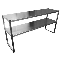 ETAGERE SUR COLONETTES INOX 304, 1 NIVEAU ET1N103 L2G