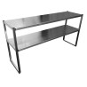 ETAGERE SUR COLONETTES INOX 304, 1 NIVEAU ET1N103 L2G