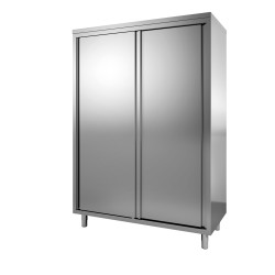 ARMOIRE INOX, PORTES COULISSANTES DOUBLEES F-AR.18FX L2G