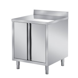 MEUBLE BAS INOX, ADOSSE F-BAT2/10A L2G