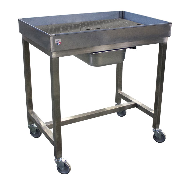 CHARIOT DE DESSOUVIDAGE INOX, F-CHD96 L2G CHARIOT DE DESSOUVIDAGE INOX, F-CHD96 L2G