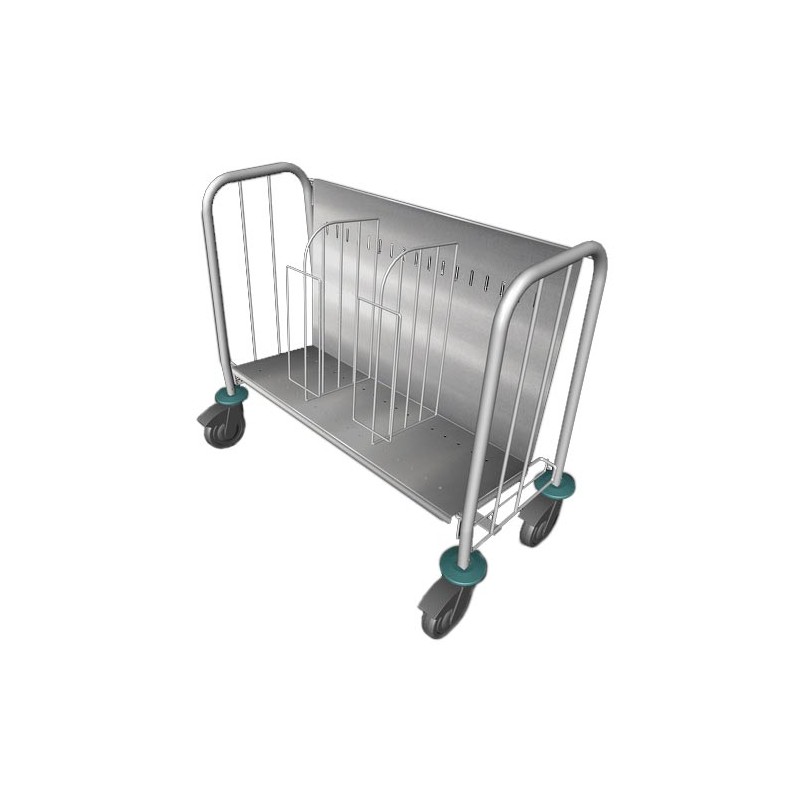 CHARIOT ASSIETTES INOX, 200 ASSIETTES D.260MM F-CHPA-200 L2G CHARIOT ASSIETTES INOX, 200 ASSIETTES D.260MM F-CHPA-200 L2G