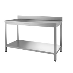 TABLE INOX DEMONTABLE CENTRALE, PIEDS CARRES F-DCTC206 L2G