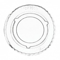 Couvercle pot à sauce compostable en PLA Vegware 28ml (x5000) CP395 Vegware