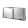 ARMOIRE SUSPENDUE INOX, P. COULISSANTES DOUBLEES F-PS18FX L2G