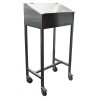 PUPITRE INOX SUR PIETEMENT AVEC ROULETTES F-PUPPR L2G