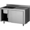 PLONGE PLACARD INOX, 1 BAC 500X400X250 MM, F-SPLPX126-1BG-PC L2G