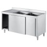 PLONGE PLACARD INOX, 2 BACS 400X400X250 MM, F-SPLPX166-2BD-PC L2G