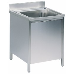 PLONGE PLACARD INOX, 1 BAC 500X400X250 MM, F-SPLPX76-1B-PB L2G