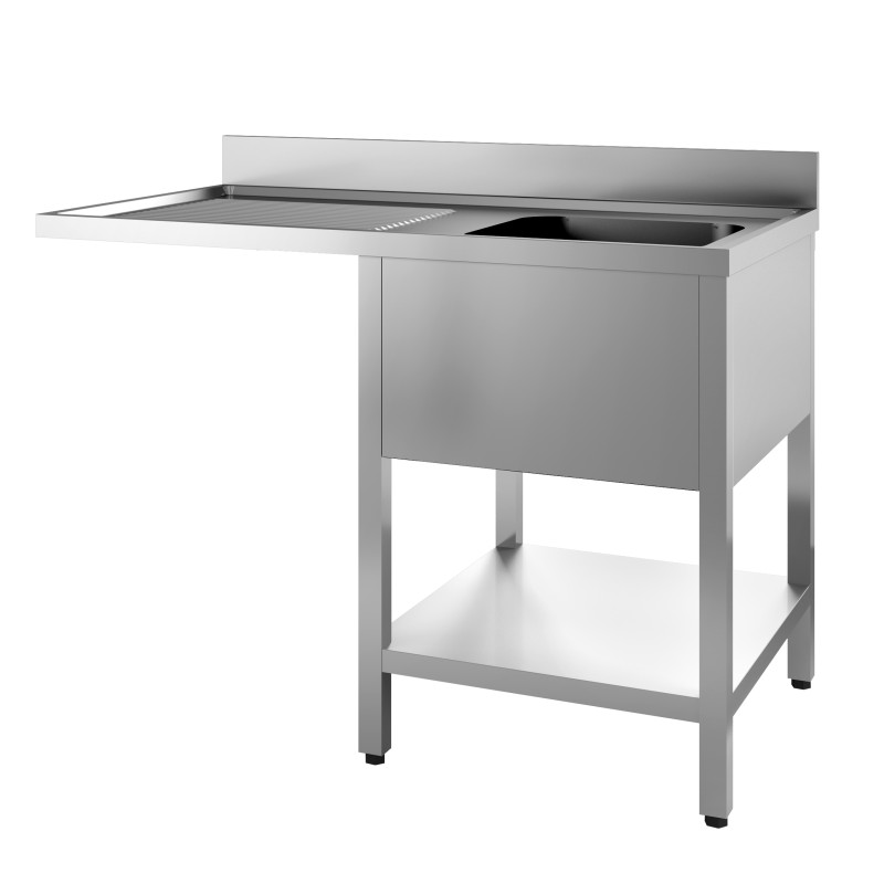 PLONGE INOX SOUDEE, ENCASTREMENT LV BAC DROITE F-SPLV127-1BD-ETP L2G PLONGE INOX SOUDEE, ENCASTREMENT LV BAC DROITE F-SPLV127-1BD-ETP L2G