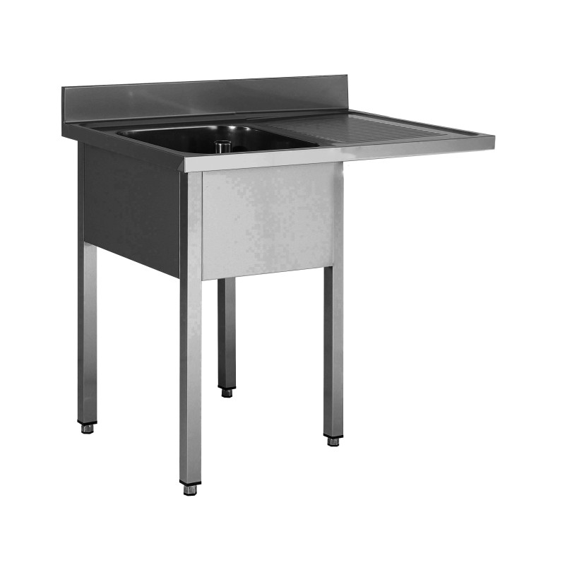 PLONGE INOX SOUDEE, ENCASTREMENT LV BAC GAUCHE F-SPLV127-1BG L2G PLONGE INOX SOUDEE, ENCASTREMENT LV BAC GAUCHE F-SPLV127-1BG L2G