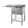 PLONGE INOX SOUDEE, ENCASTREMENT LV BAC DROITE F-SPLV147-1BD-ETP L2G