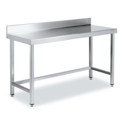 TABLE INOX SOUDEE ADOSSEE F-STA106 L2G