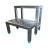 ESTRADE ANTI-DERAPANTE INOX 2 MARCHES F-STAIRS-2S L2G