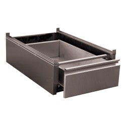 BLOC INOX 1 TIROIR MONOBLOC GN1/1 POUR TABLES F-TAT151 L2G